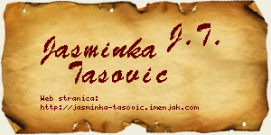 Jasminka Tašović vizit kartica